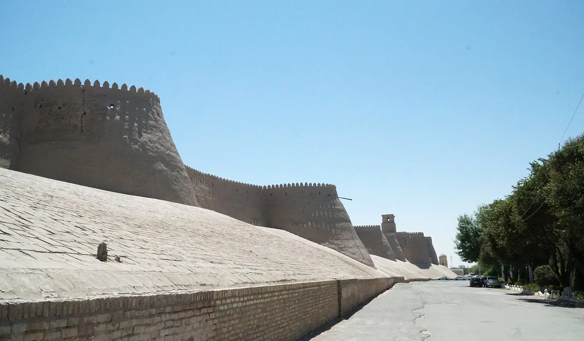Urganch to Khiva route